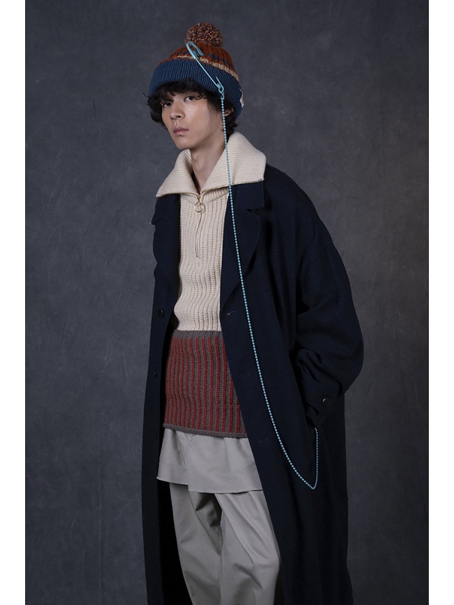 3G ウール 畔編み ZIP UP プルオーバー | KAPITAL