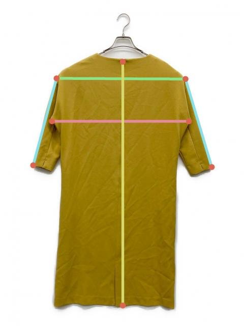 中古・古着通販】SOEJU (ソージュ) ウールライク9分袖ワンピース