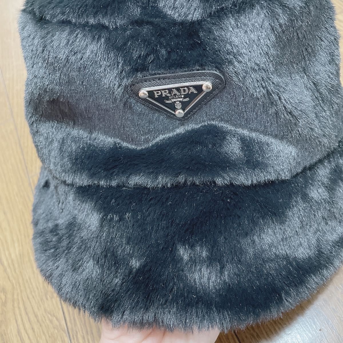 新品未使用 ブラック ノベルティ PRADA ノベルティ プラダ モコモコ