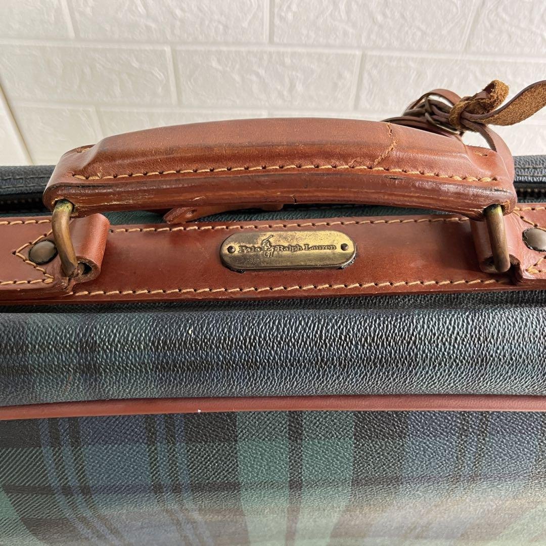 激レア品】ポロラルフローレン トラベルケース トランク チェック柄