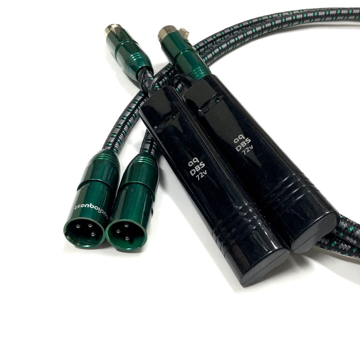 audioquest Columbia XLR 1m ペア DBS 48V オーディオケーブル XLR