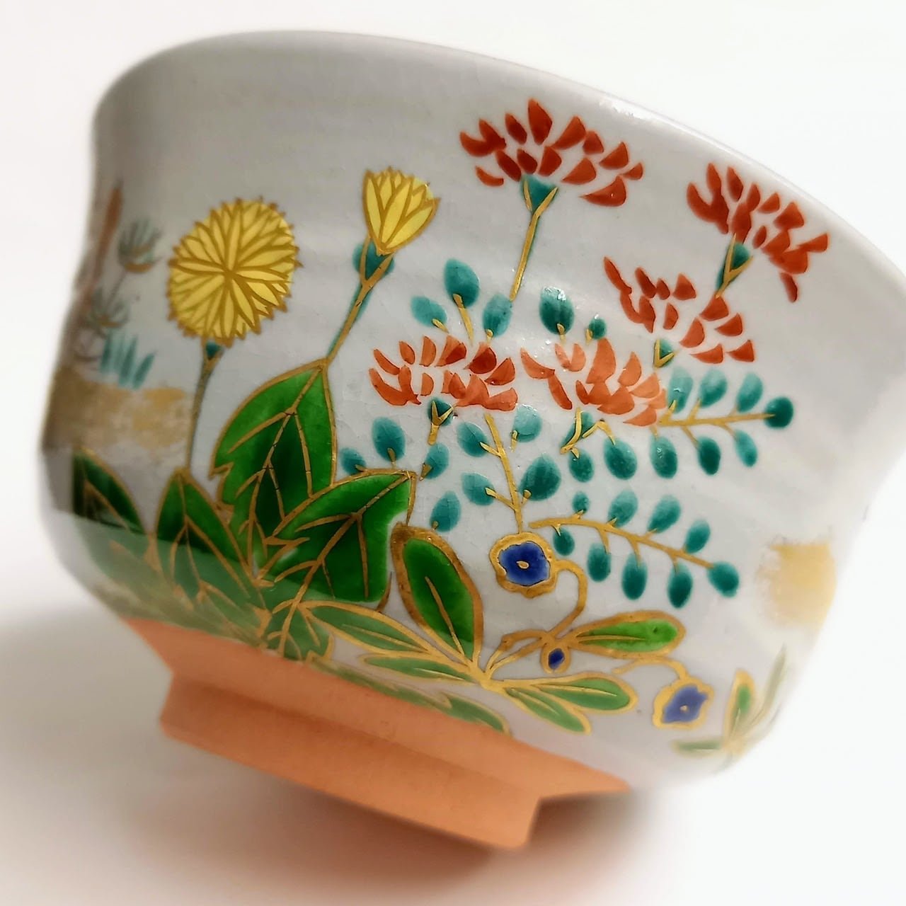 新古】茶碗 乾山写 春の野 橋本永豊 共箱入 CWN004 | 錦玉堂オンライン