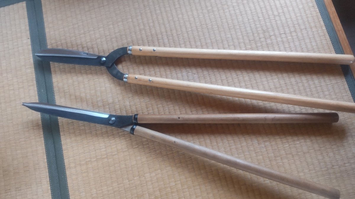 道具を引き継ぐ 【梅善 刈込鋏】 - (有)香西園ブログ kouzaiびより