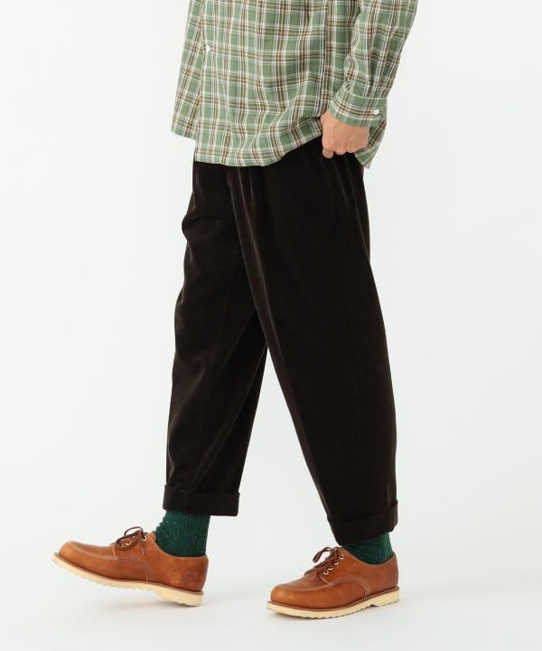 BEAMS PLUS 2 Pleats Tapered Corduroy (Chino BEAMS PLUS) available