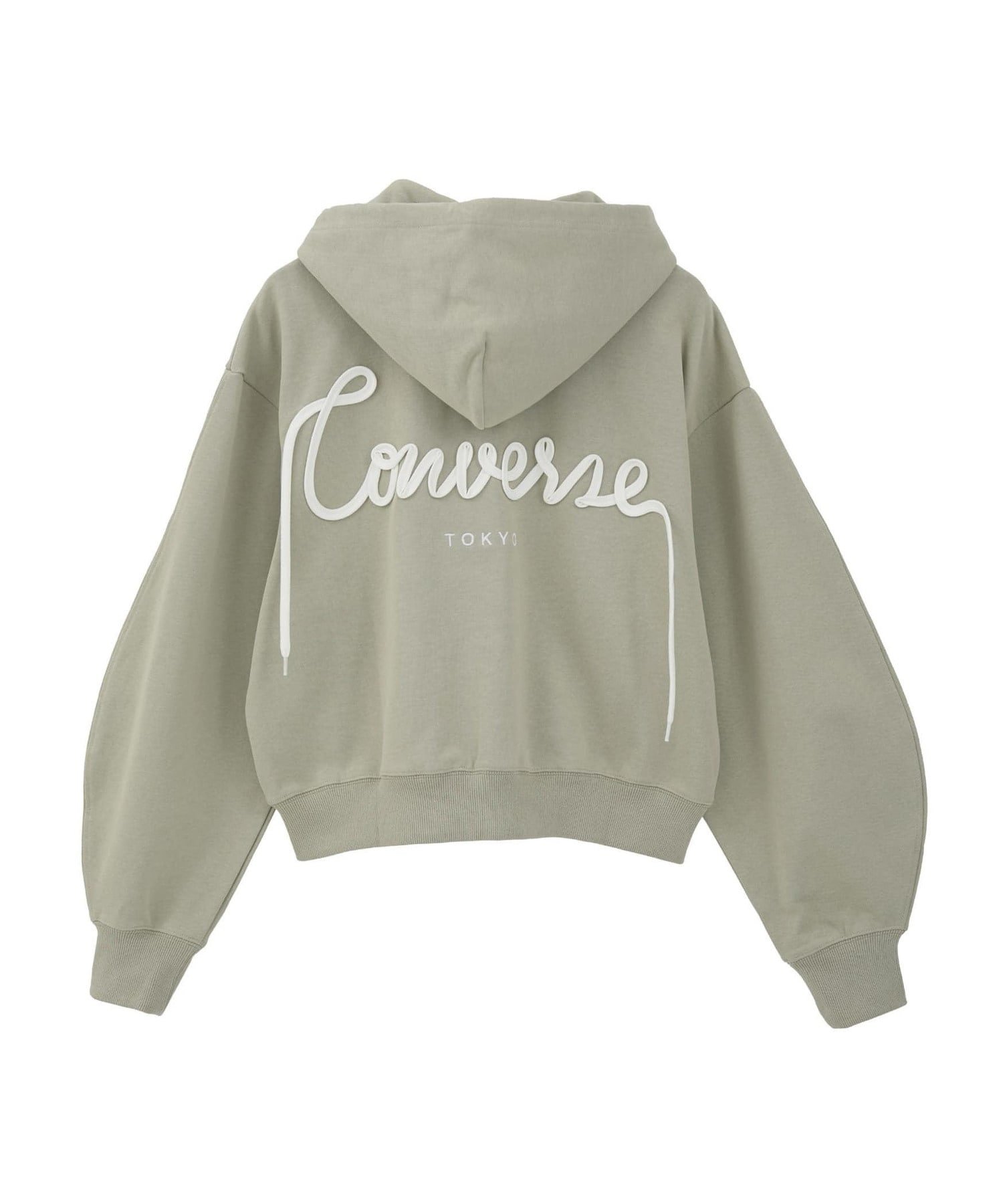 BACK SPINDLE LOGO ZIP HOODIE｜CONVERSE TOKYO (コンバーストウキョウ