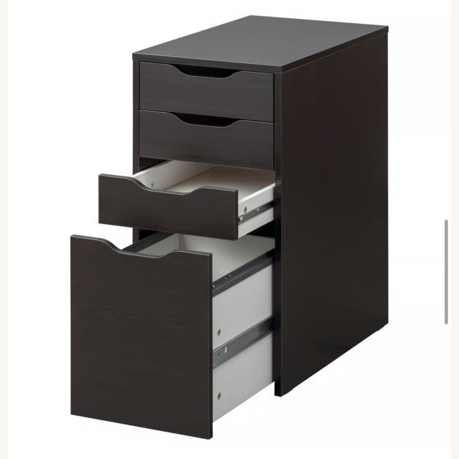 IKEA ALEX Black Desk Drawers - AptDeco