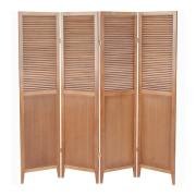 天然木パーテーション白・ナチュラル・ブラウン｜北欧家具アンバーデザイン