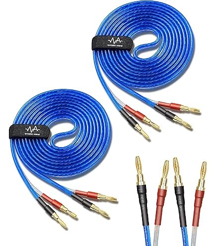 Amazon | Chord Odyssey 2スピーカーケーブル - 3Mペア 24Kバナナから