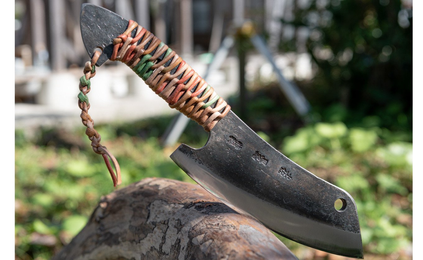 ブッチャーナイフ（サック付き）【プレーン・コード付き】土佐打刃物