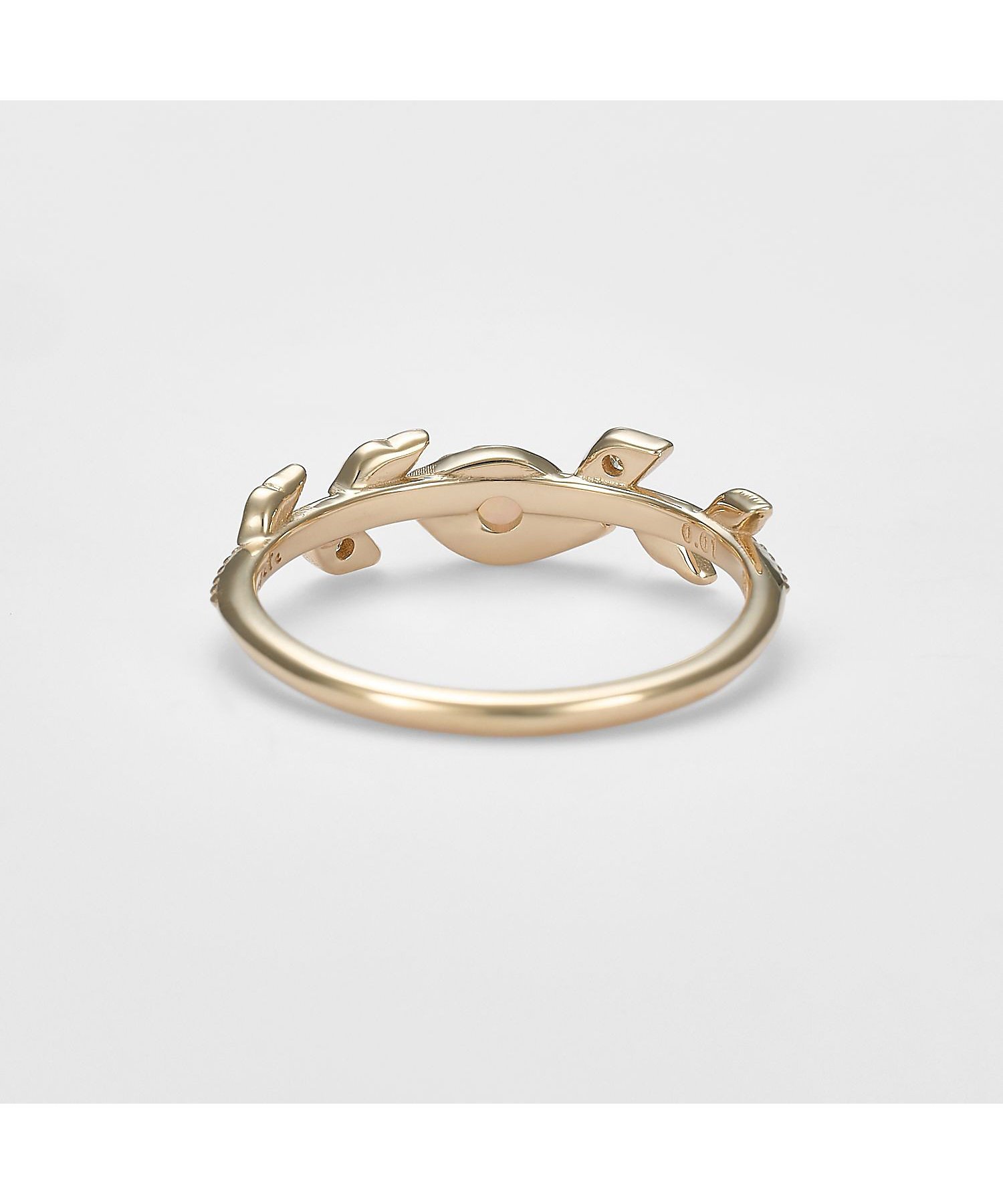 K5オパール／ダイヤモンドピンキーリング | agete/アガット | 三越