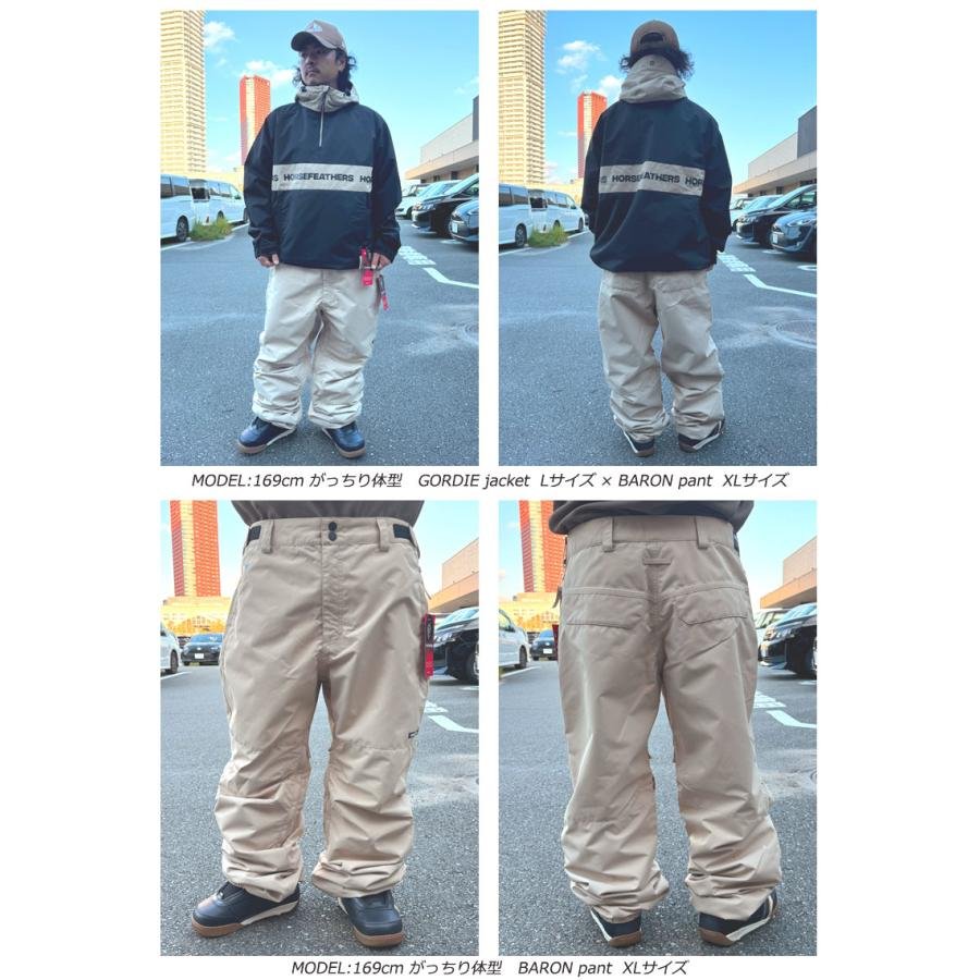 24-25 HORSEFEATHERS/フォースフェザーズ BARON PANTS メンズ