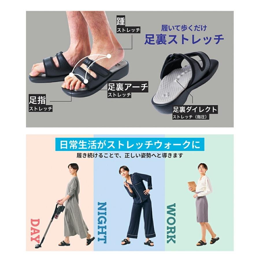 TVで紹介 兼子ただし 美姿勢 足裏ストレッチサンダル Kaneko stretch