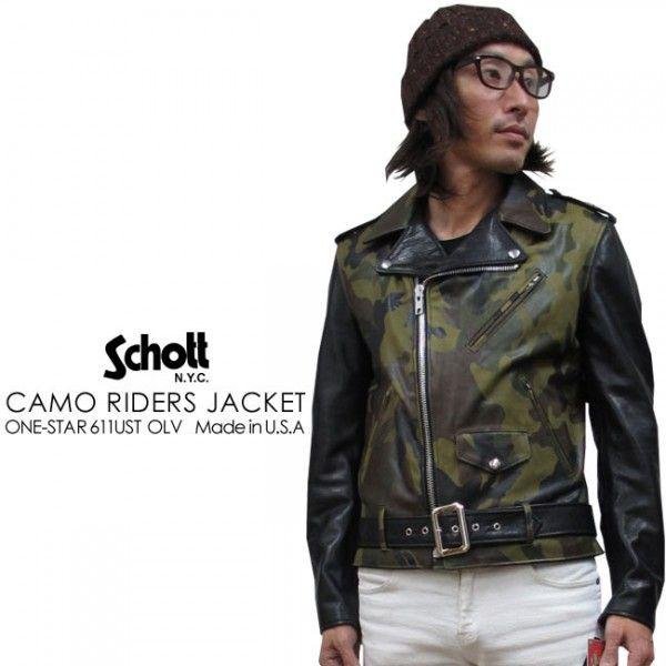 Schott N.Y.C（ショット） SCHOTT 611UST ワンスター トール カモフラ