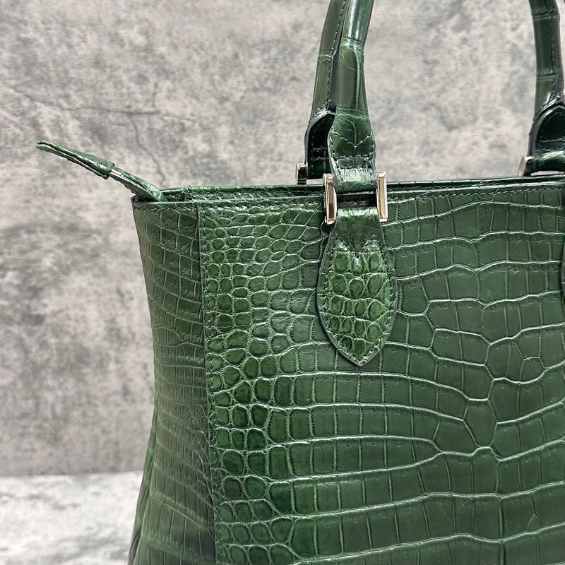 クロコダイル トートバッグ LIBIA - GREEN/グリーン – Le'sac