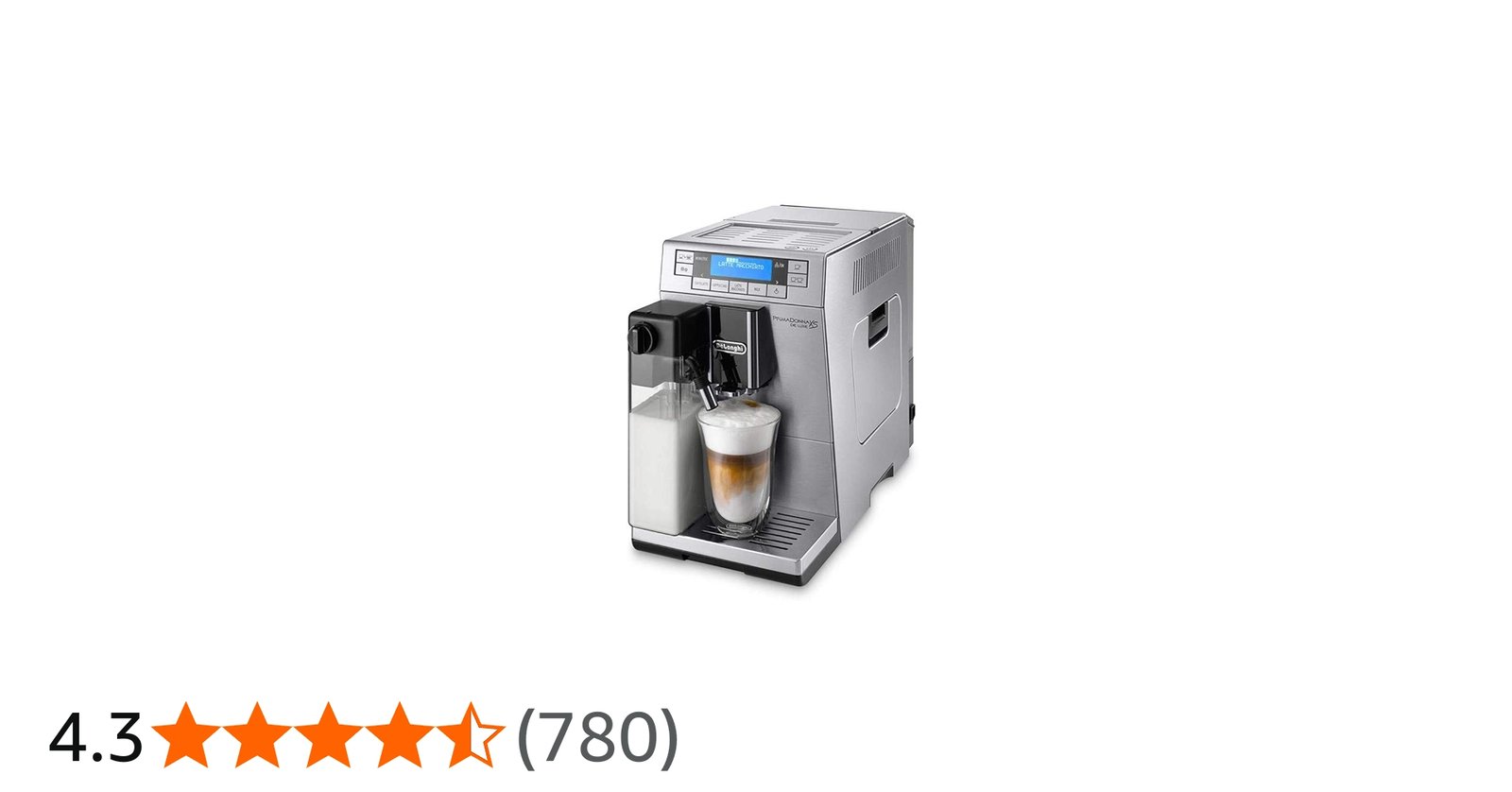 De'Longhi PrimaDonna XS De Luxe Bean-To-Cup Coffee Machine