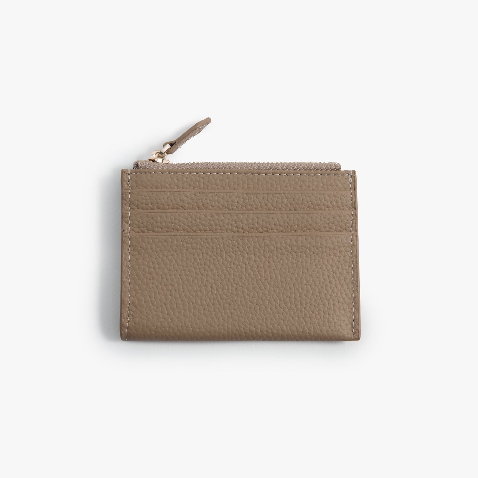 Mini Zipper Leather Card Holder | Palettetique