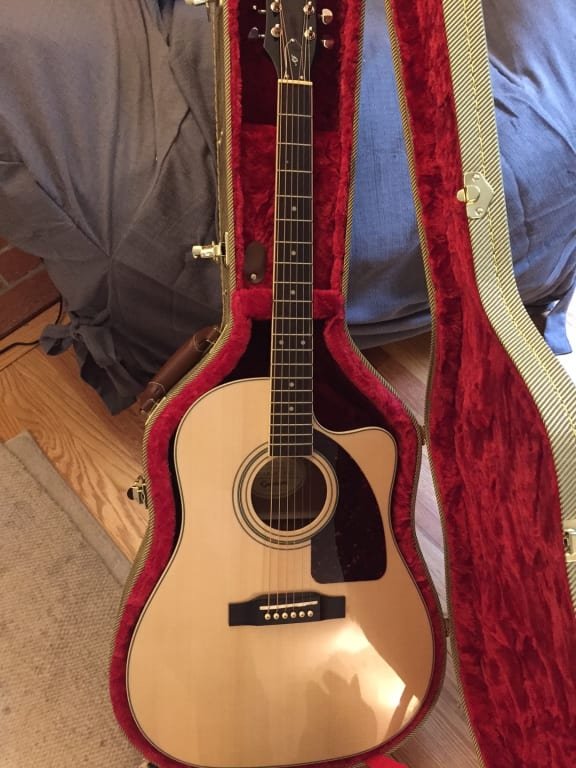 Epiphone J-45 EC Studio Acoustic-Electric Guitar Vintage Sunburst