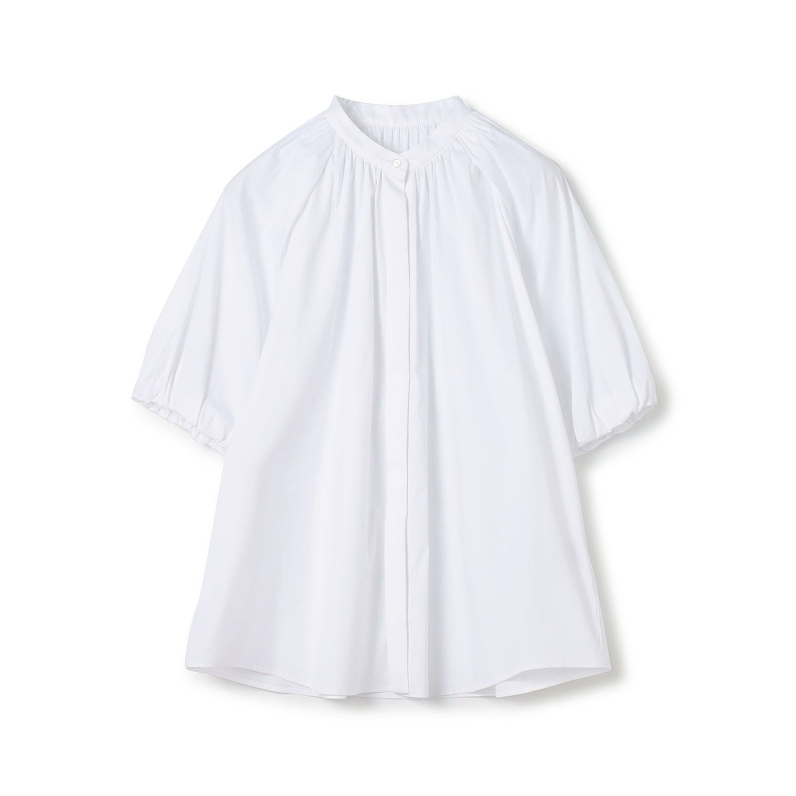 ストレッチブロード パフスリーブブラウス｜トゥモローランド 公式通販