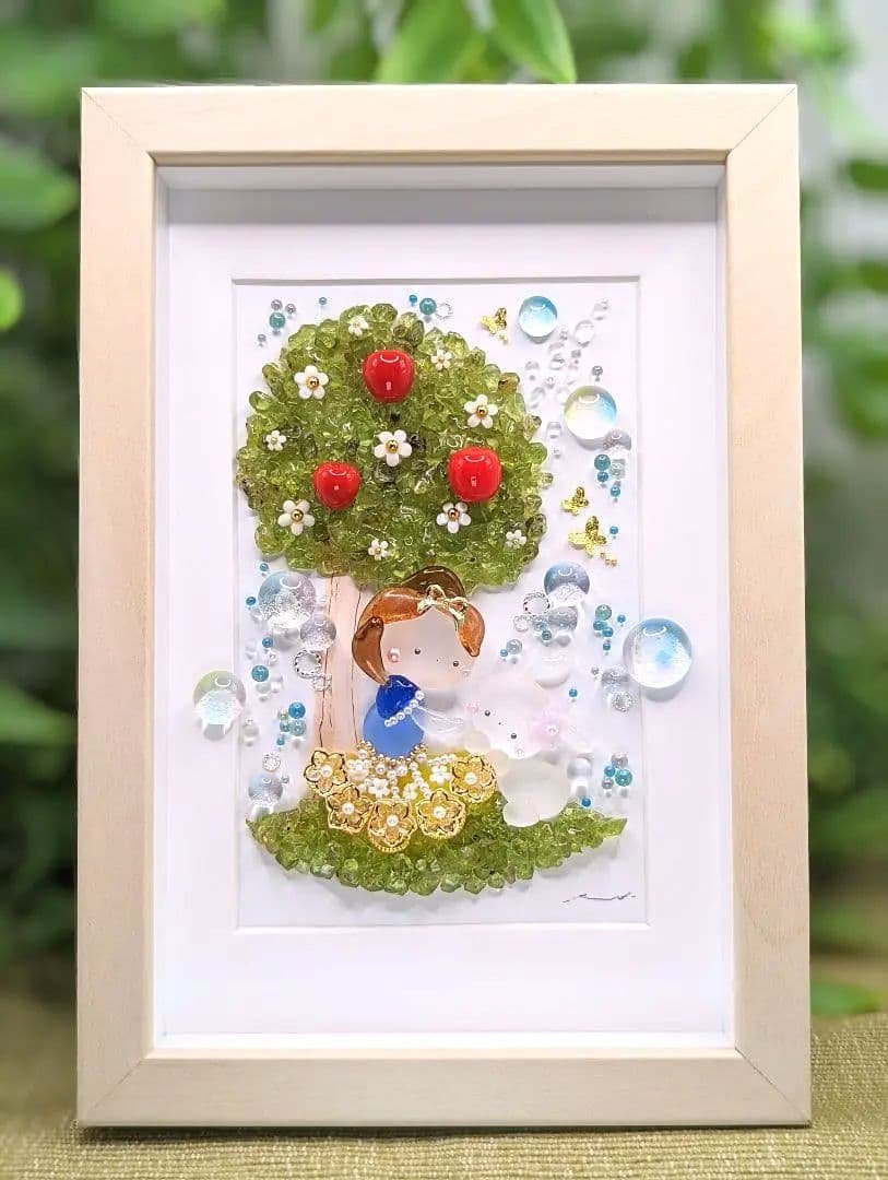 『Apple Blossom & Princess.*』シーグラスアート シーグラスアート「桜・お花見」 - AYAPANI-ART'S GALLERY | minne
