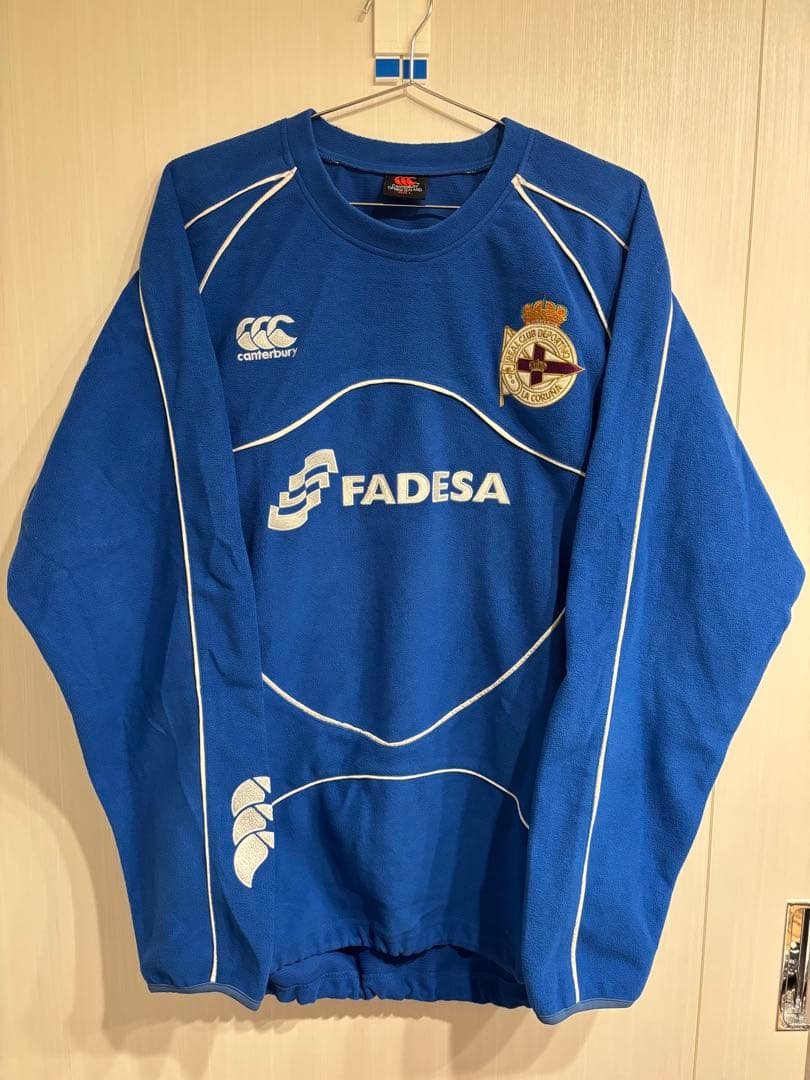 デポルティーボ　ラコルーニャ　フリーススウェット　カンタベリー　サッカー デポルティーボ ラコルーニャ フリーススウェット カンタベリー