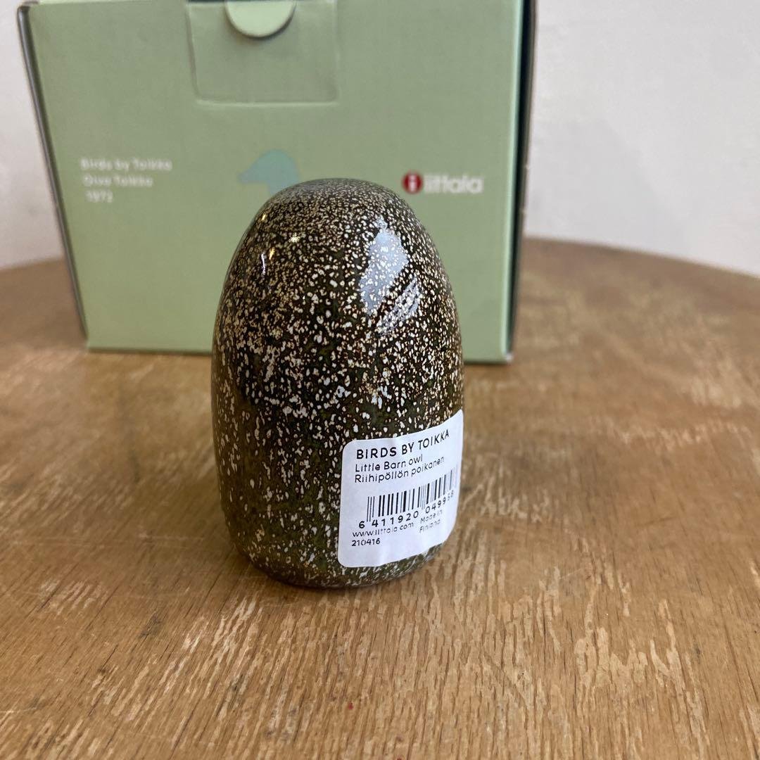 鑑定済み・超美品 イッタラ バード フクロウ 未使用品 イッタラ バード