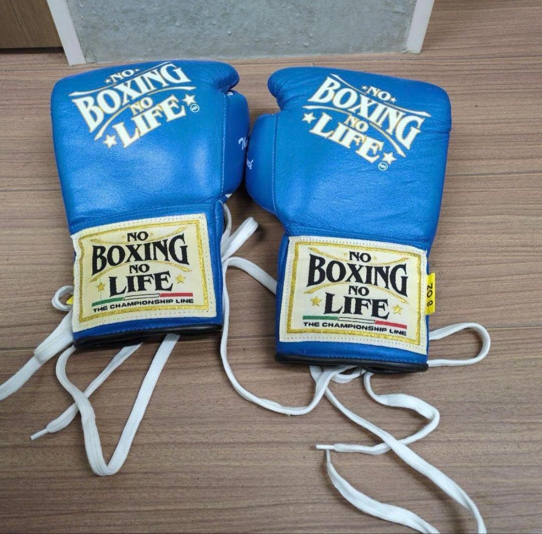 Q*á様 NO BOXING NO LIFE　ボクシンググローブ美品 No boxing No life ノーボクシングノーライフトレーニンググローブ