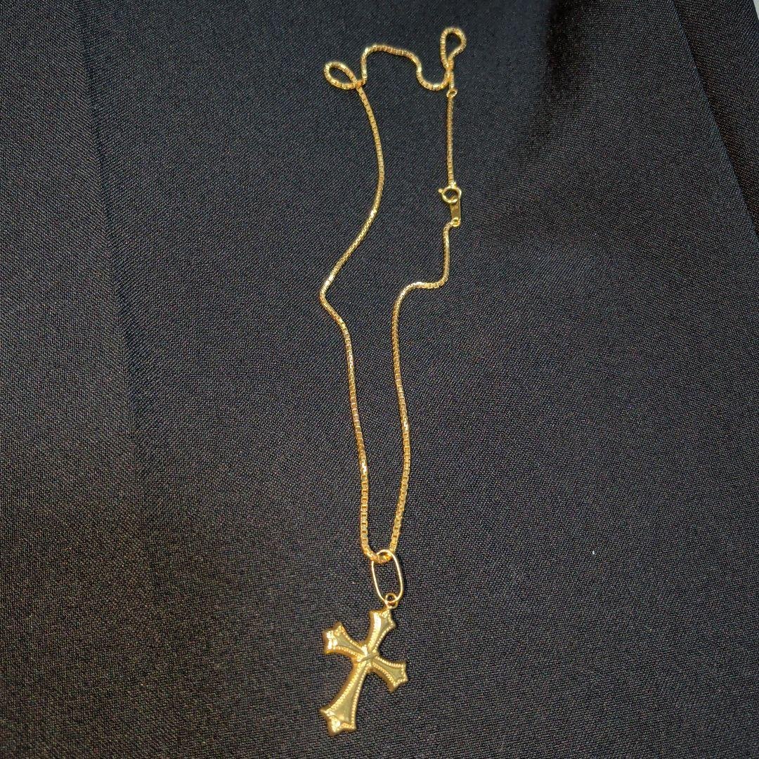 K18 ベネチアンチェーン ネックレス 約45cm K18YG ベネチアン チェーンネックレス 0.8mm 45cm スライド式 送料無料