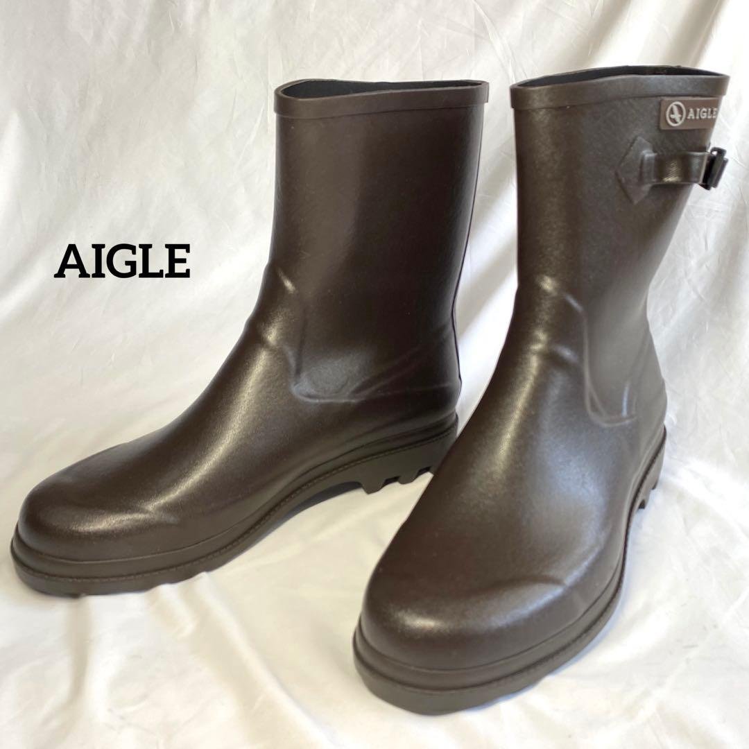 美品✨AIGLE エーグル メンズレインブーツ 長靴 ブラウン 茶 サイズ44 楽天市場】エーグル レインブーツ メンズ 長靴AIGLE BENYL M ZZH8578