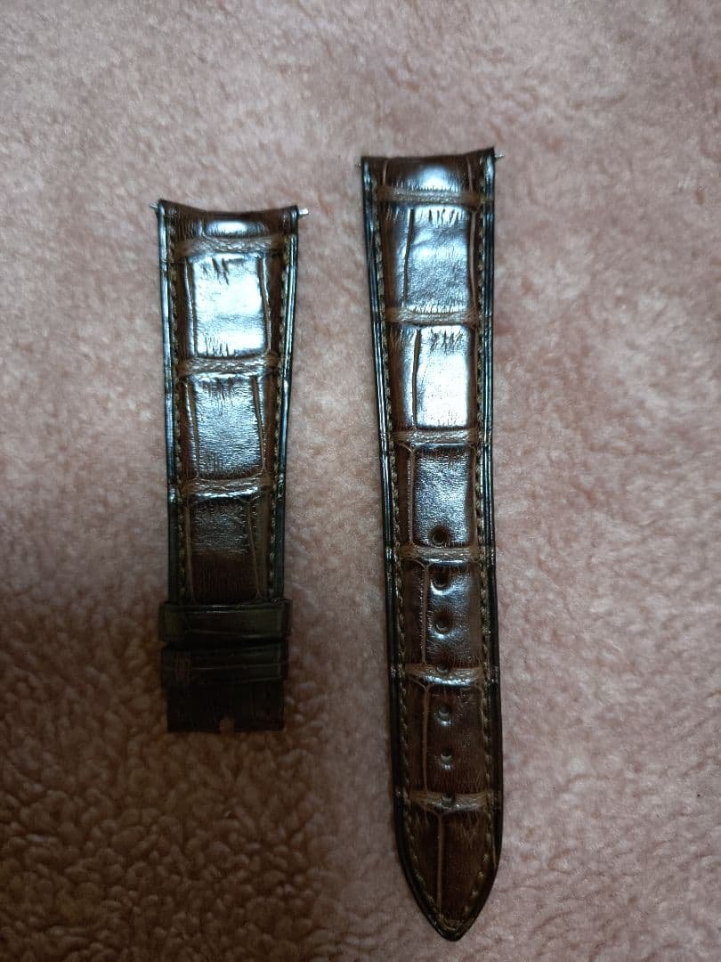 PIERRE KUNZ純正 アリゲーターベルト 新品未使用 SEIKO（セイコー） 18mm 純正 SEIKO5 ナイロン グリーン 4K11JZ ベルト