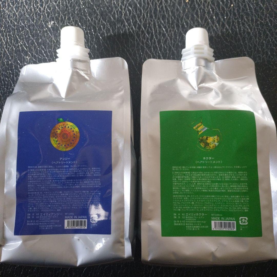 ヘアトリートメントアンジー/ネクター 各1000ml ネクターは絶対ほしい！】 髪質改善をやる上で必要不可欠！ 是非、保存