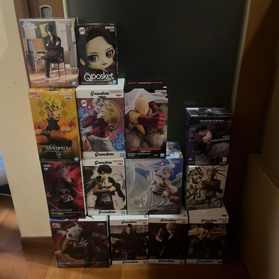 プライズフィギュア14点セット 鬼滅の刃 2点セット Xross Link 煉獄杏寿郎 猗窩座 プライズ