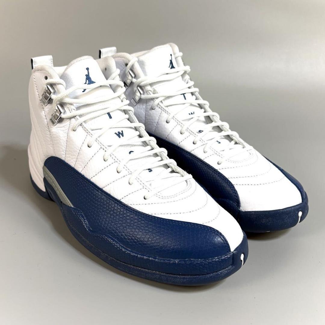 【未使用】NIKE JORDAN12 ブルー スニーカー 27.5cm 元箱付き