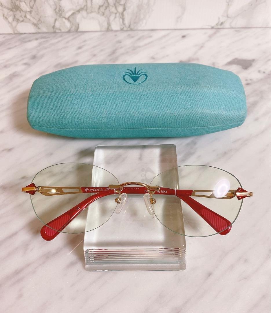 アイブレラクリアエアー レッド 美品 もう1本プレゼント♪】アイブレラクリアエアー ルビーレッド