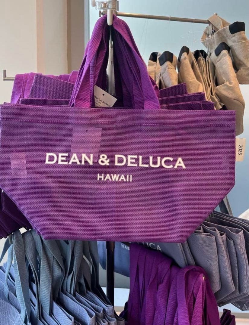 DEAN & DELUCA メッシュトートバッグ パープル DEAN&DELUCA メッシュトート パープル S - メルカリ